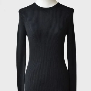 Prada Milano jersey negro de cuello alto Talla IT38 (XS/S) Nuevo