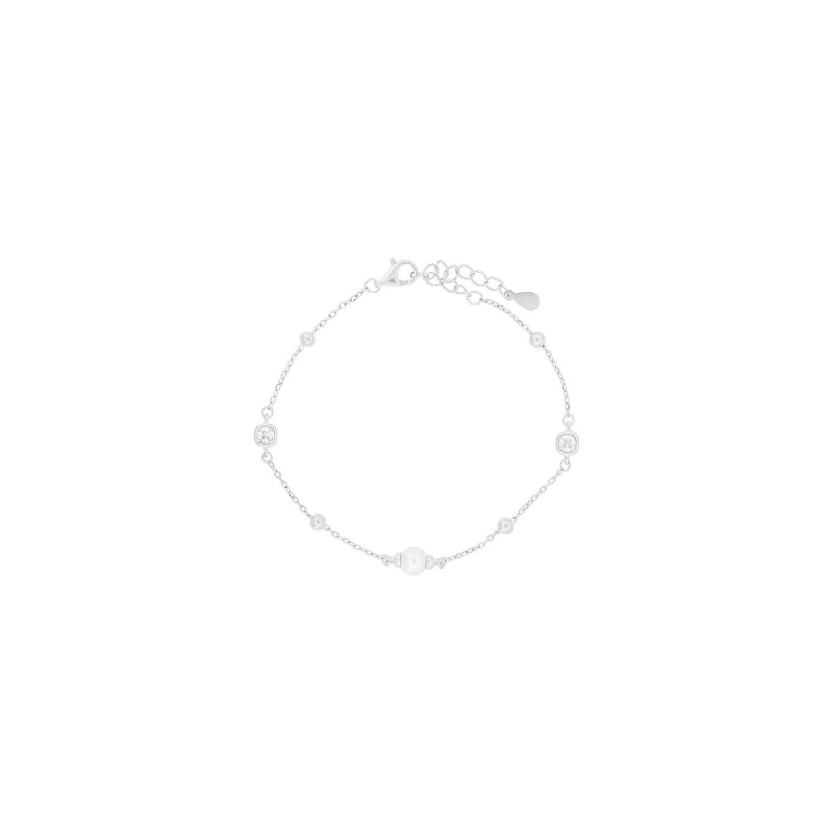 «FLORI» pulsera plata - Imagen 2