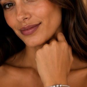 Pulsera elástica plata