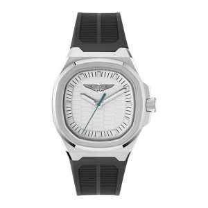 Reloj Aston Martin Plateado y Verde Analógico Hombre MTIG1F502