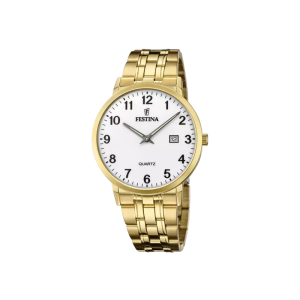 Reloj Festina Classics F20513/1 acero dorado esfera blanca hombre