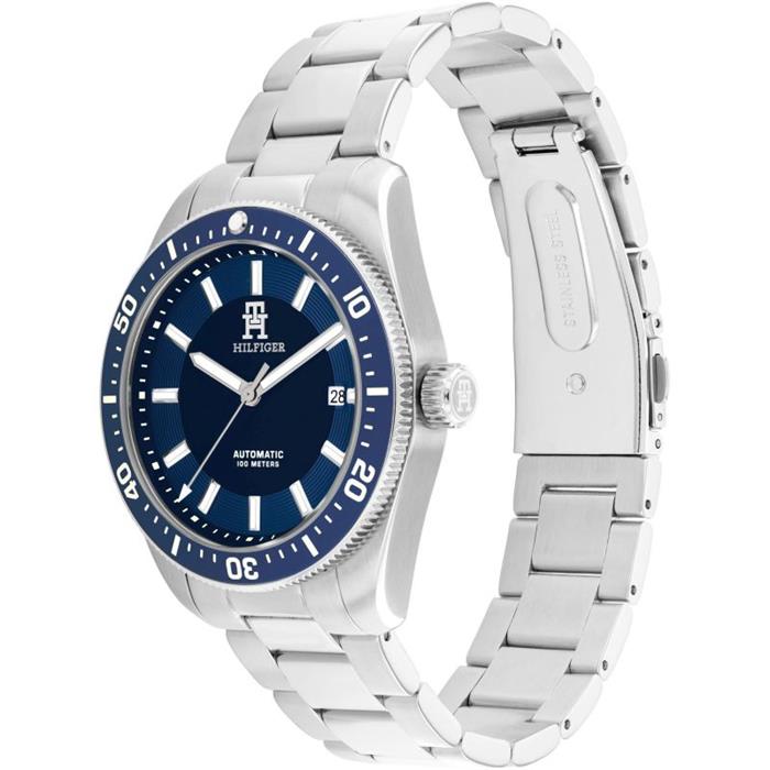 Reloj Tommy Hilfiger TH85-Automatic Plateado y Azul 1710591 - Imagen 3