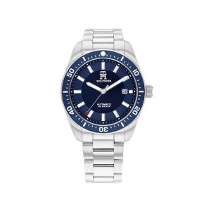 Reloj Tommy Hilfiger TH85-Automatic Plateado y Azul 1710591