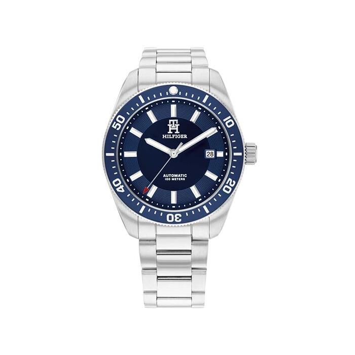 Reloj Tommy Hilfiger TH85-Automatic Plateado y Azul 1710591