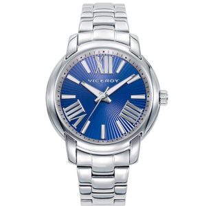 Reloj Viceroy Chic de mujer en acero con esfera azul, 401266-33.