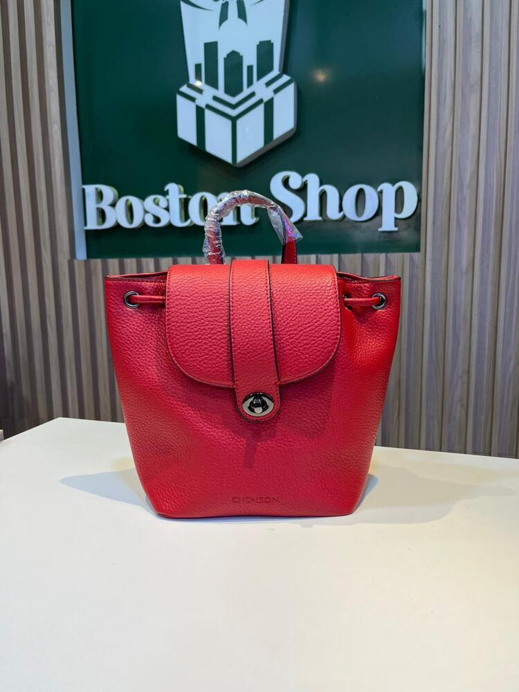 Bolso Mochila Chenson para Mujer – Cartera Convertible Roja - Imagen 2