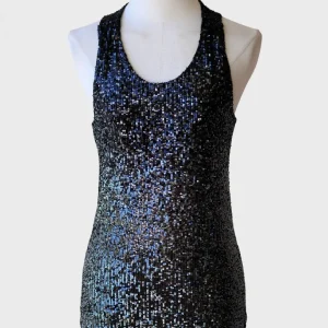 Saint Laurent camiseta sin mangas lentejuelas Talla XS Nuevo