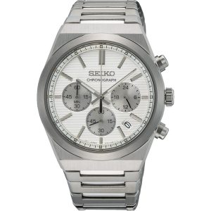 Reloj Seiko SSB451P1 Conceptual Cronografo de acero para caballero, con fecha