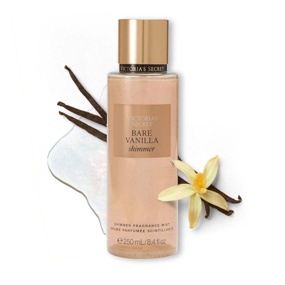 Victoria’s Secret Bare Vanilla Shimmer Body Mist 250 ml – Splash Vainilla con Brillo