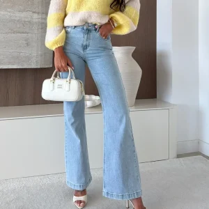 Pantalones Clarno bengala jeans azul claro