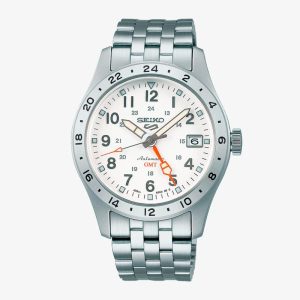 Seiko 5 Sports Field GMT Esfera Blanca