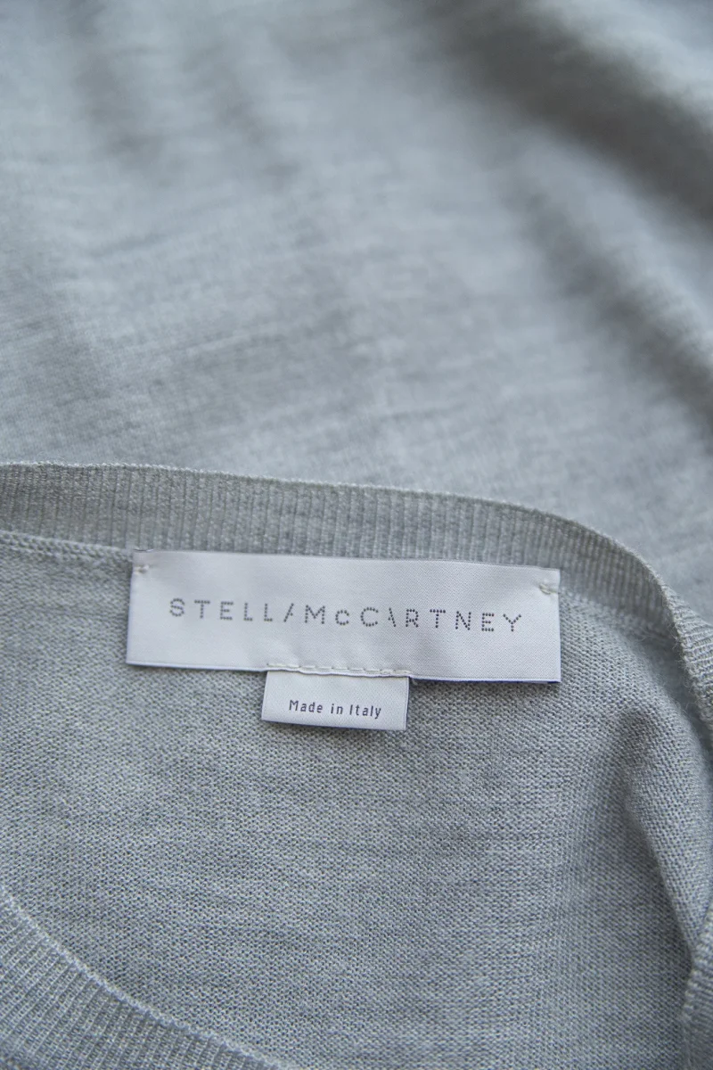 Stella McCartney jersey de lana fina con parches de colores Talla S-M - Imagen 9