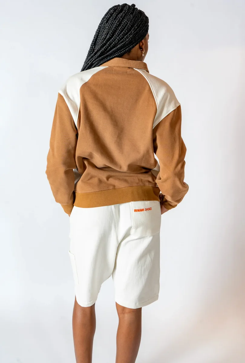 Rugby Sweatshirt Coffee Brown - Imagen 5