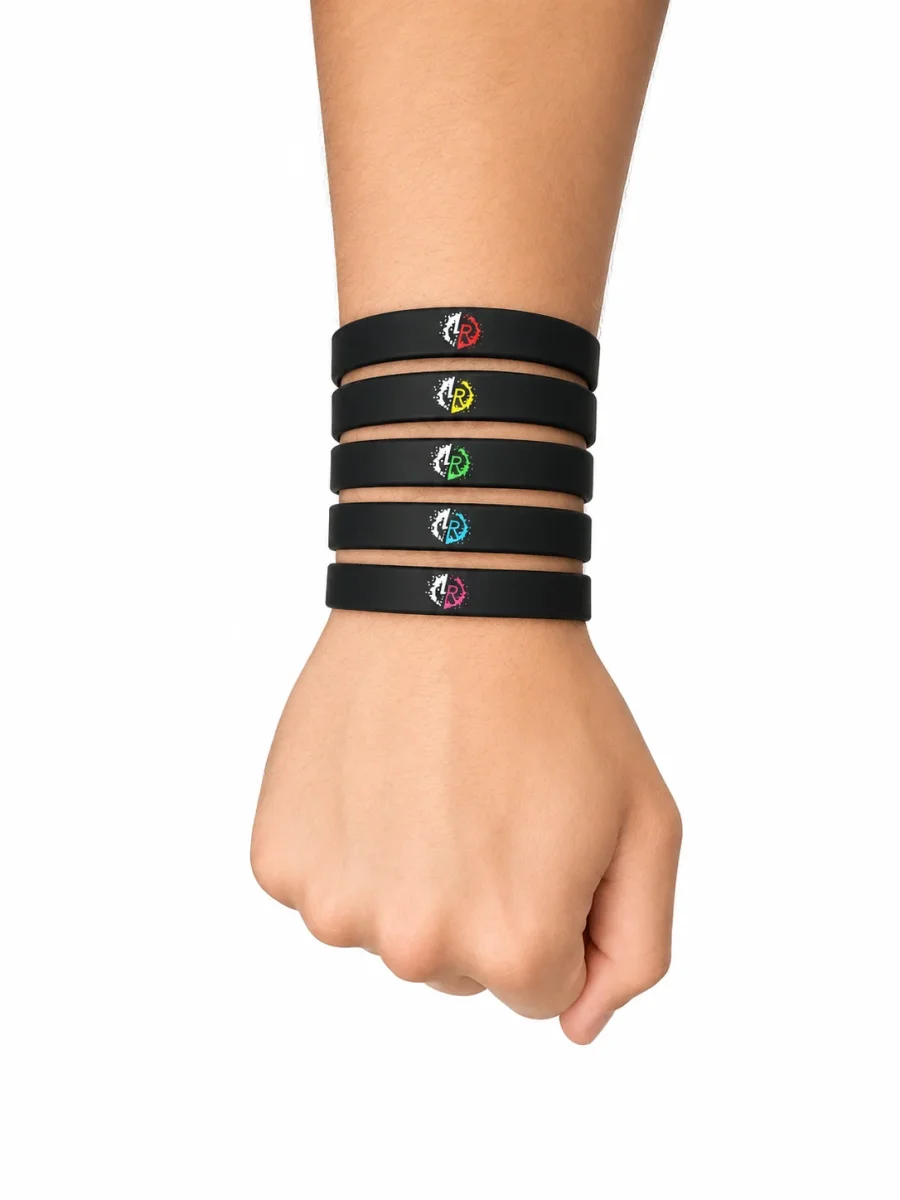 Pack 5 Pulseras Negras Tiburón LR - Imagen 3