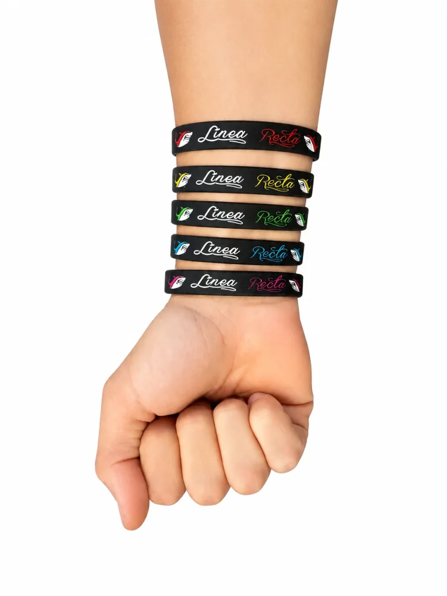 Pack 5 Pulseras Negras Tiburón LR