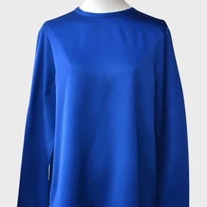 Tom Ford blusa de seda azul royal Talla IT42 (M) Nueva