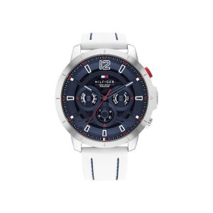 Tommy Hilfiger Reloj Hombre Caucho Blanco Tam 51 mm – 1792148