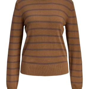 Jersey de punto fino estampado camel JJXX