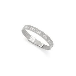 «MOTIVOS» Pulsera de mujer de acero esterilla martillada