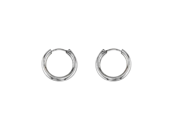 «LYON» argollas plata - Imagen 2