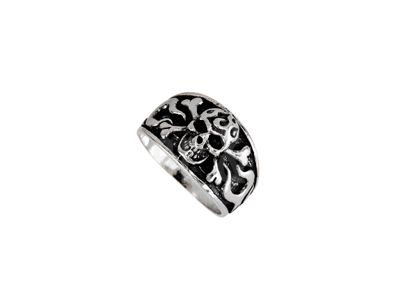 «CALAVERA» anillo Plata - Imagen 2