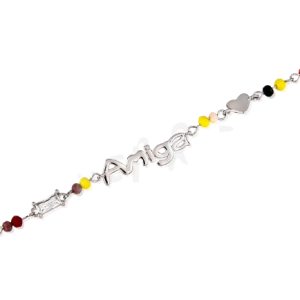 «VERA» pulsera rodiada «amiga»