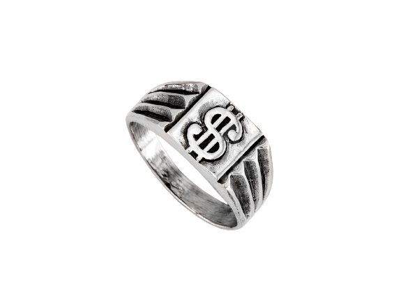 «DÓLAR» anillo Plata - Imagen 2