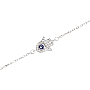 «SILVA» pulsera rodiada con circonitas