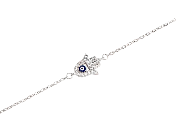 «SILVA» pulsera rodiada con circonitas