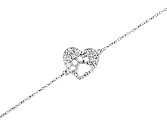 «ELARA» pulsera rodiada con circonita - Imagen 2