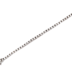 «ALE» pulsera riviere plata