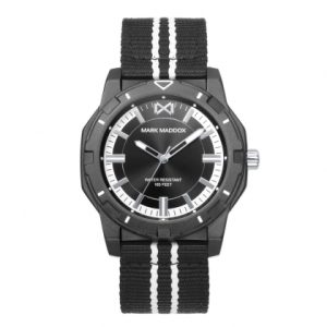 Reloj Hombre Mission, caja de aluminio y correa de nylon negra